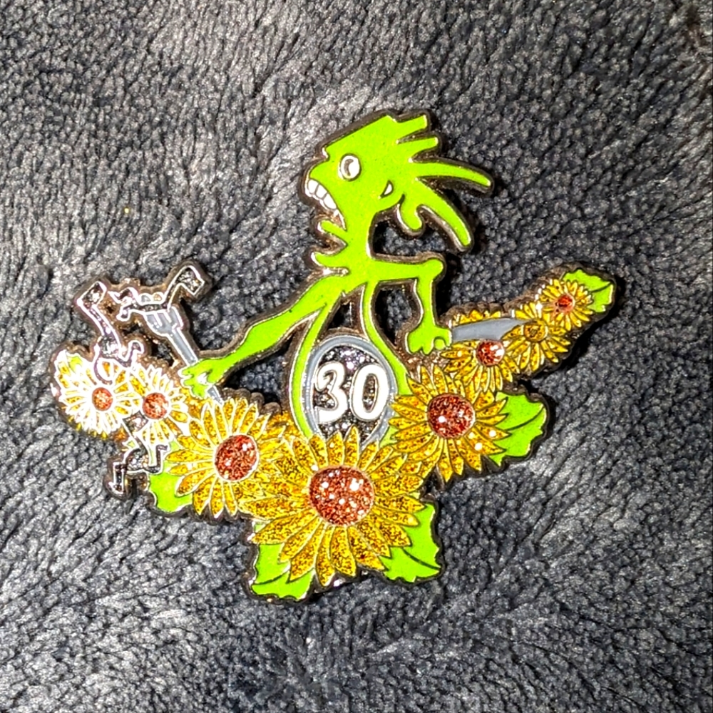 Widespread Panic hat pin, WSP Note Eater Enamel Pin, WSMFP 30th lapel pin